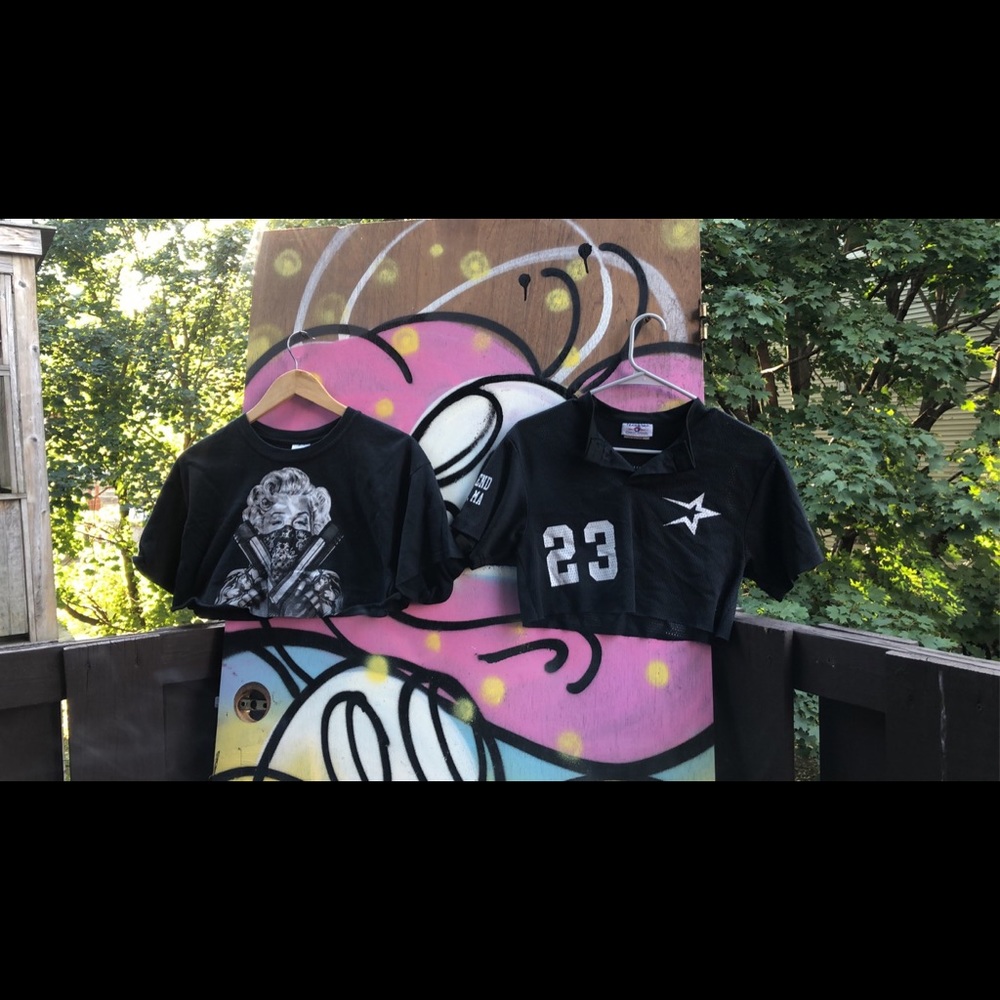 Crop top t shirts bundle